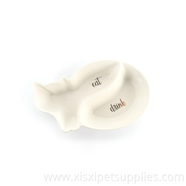 Wholesale Pet Feeding Bowl Water and Food Feeder Bowl Ceramic Pet Bowl